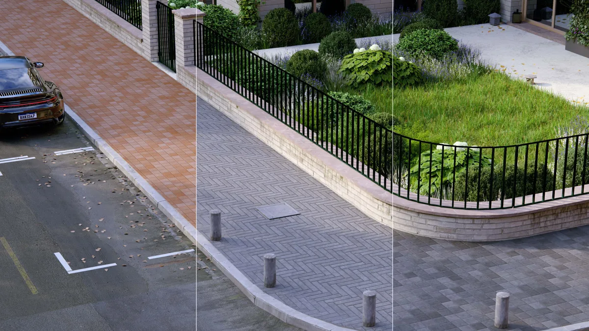 Lumion 2026.1: Der neue Pattern Editor bringt realistische Fliesen-, Klinker- und Pflastermuster in Echtzeit