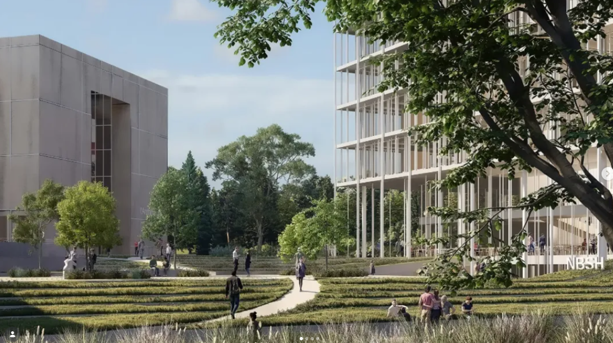 New Department of Human Sciences,  Design: Studio Transit, Visualization: Giacomo Barraco