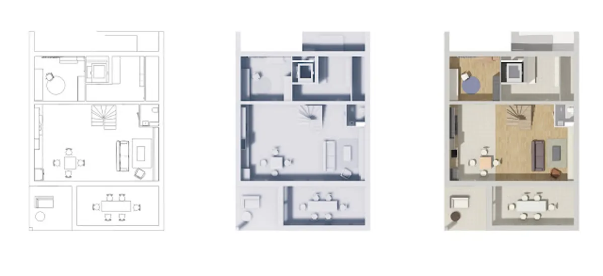 Grundrissdarstellung Effekte&nbsp;