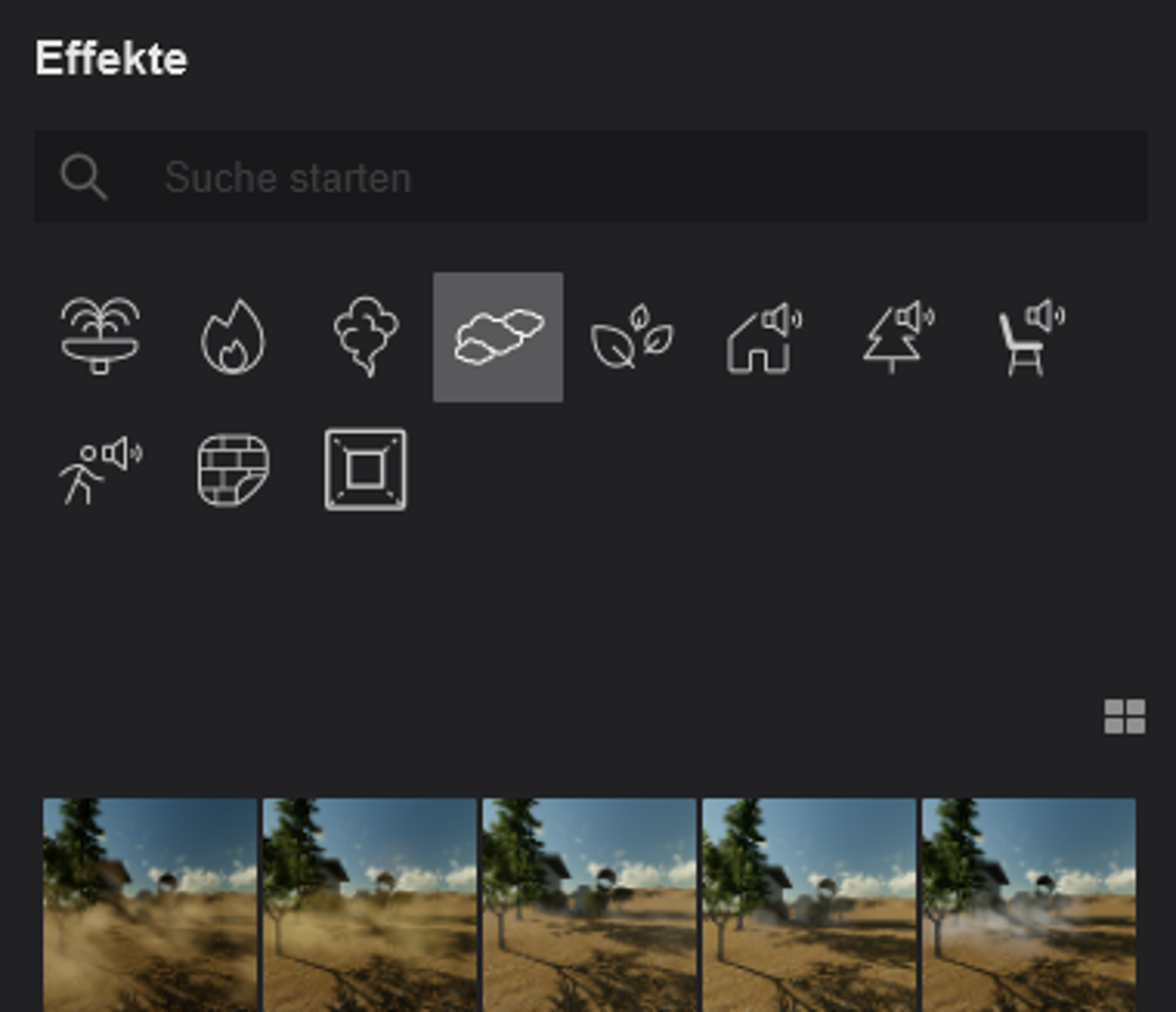 Nebel im Effekt-Tool in Lumion&nbsp;&nbsp;