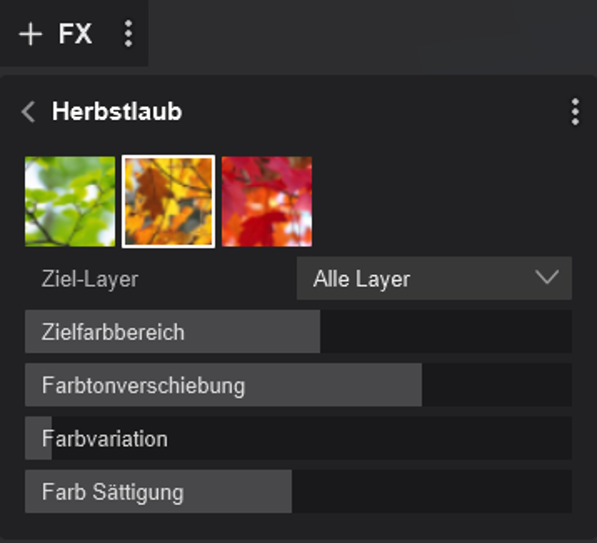 Herbstlaub