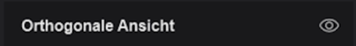 Orthogonale Ansicht-Effekt