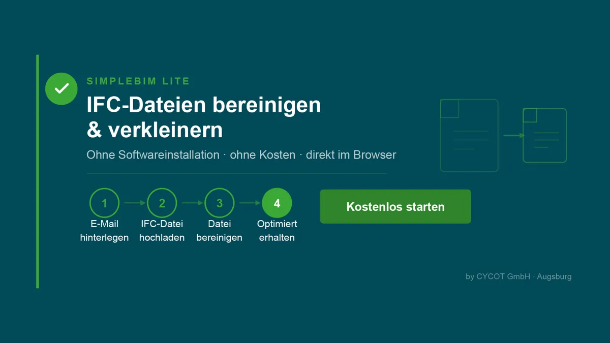 In vier Schritten zur optimierten IFC-Datei