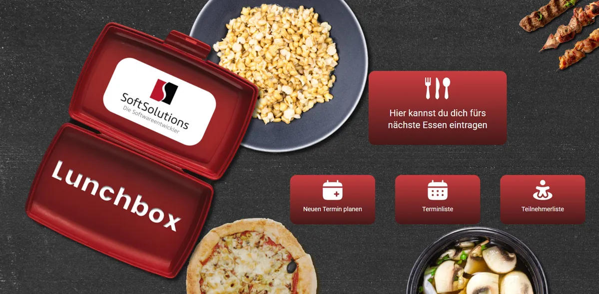 Lunchbox - Projekt: Azubi-Power bei SoftSolutions