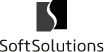 Logo SoftSolutions schwarz-weiß