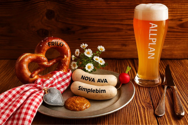 Weißwurstfrühstuck mit ALLPLAN, Cycot, FRILO, NOVA AVA, und Simplebim